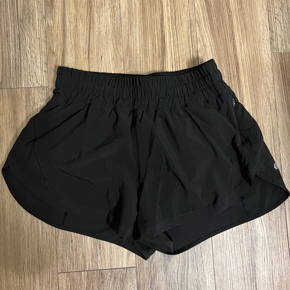 Black Lululemon Track That 3” short